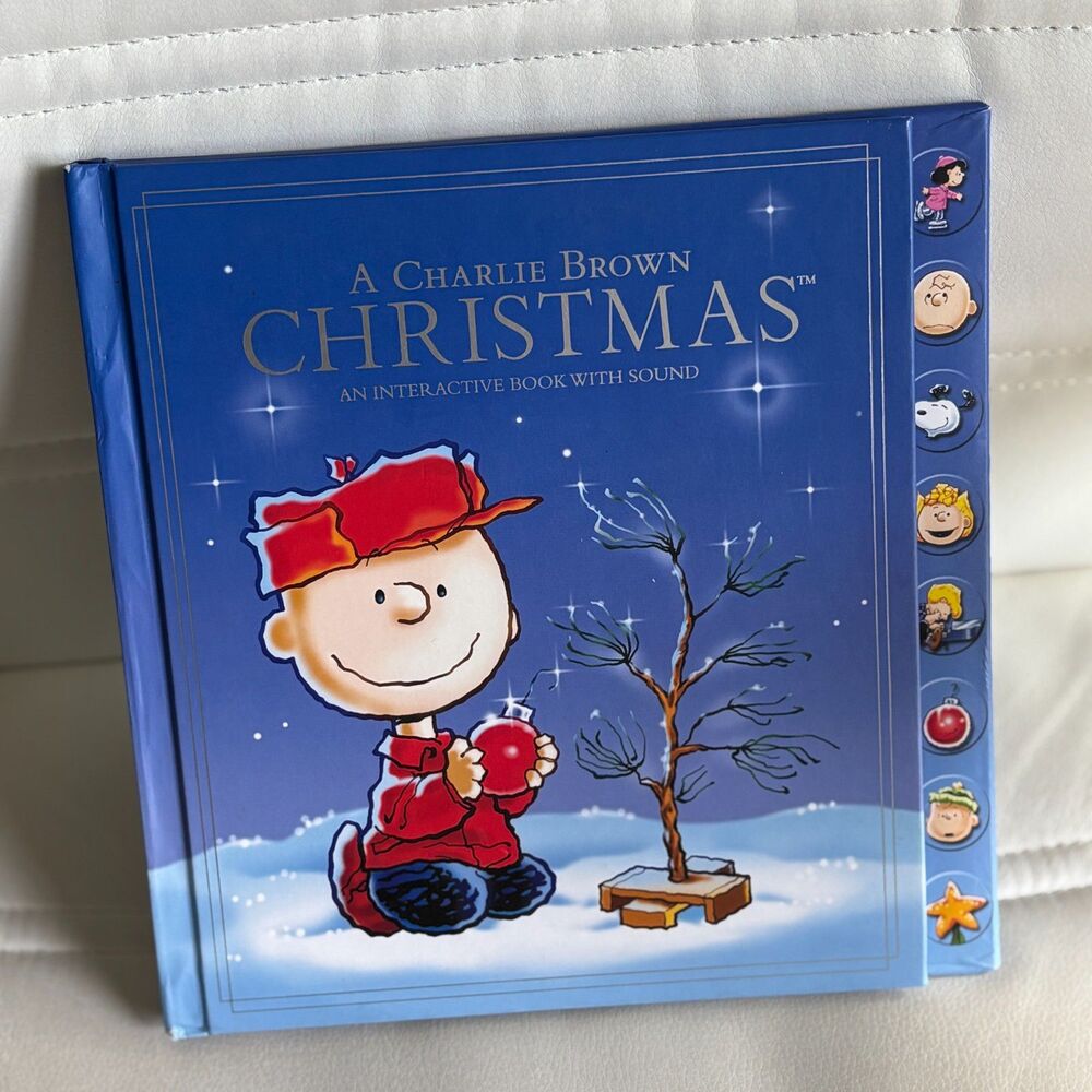 Hallmark A Charlie Brown Christmas 2010 Interactive Sound Book Peanuts Snoopy